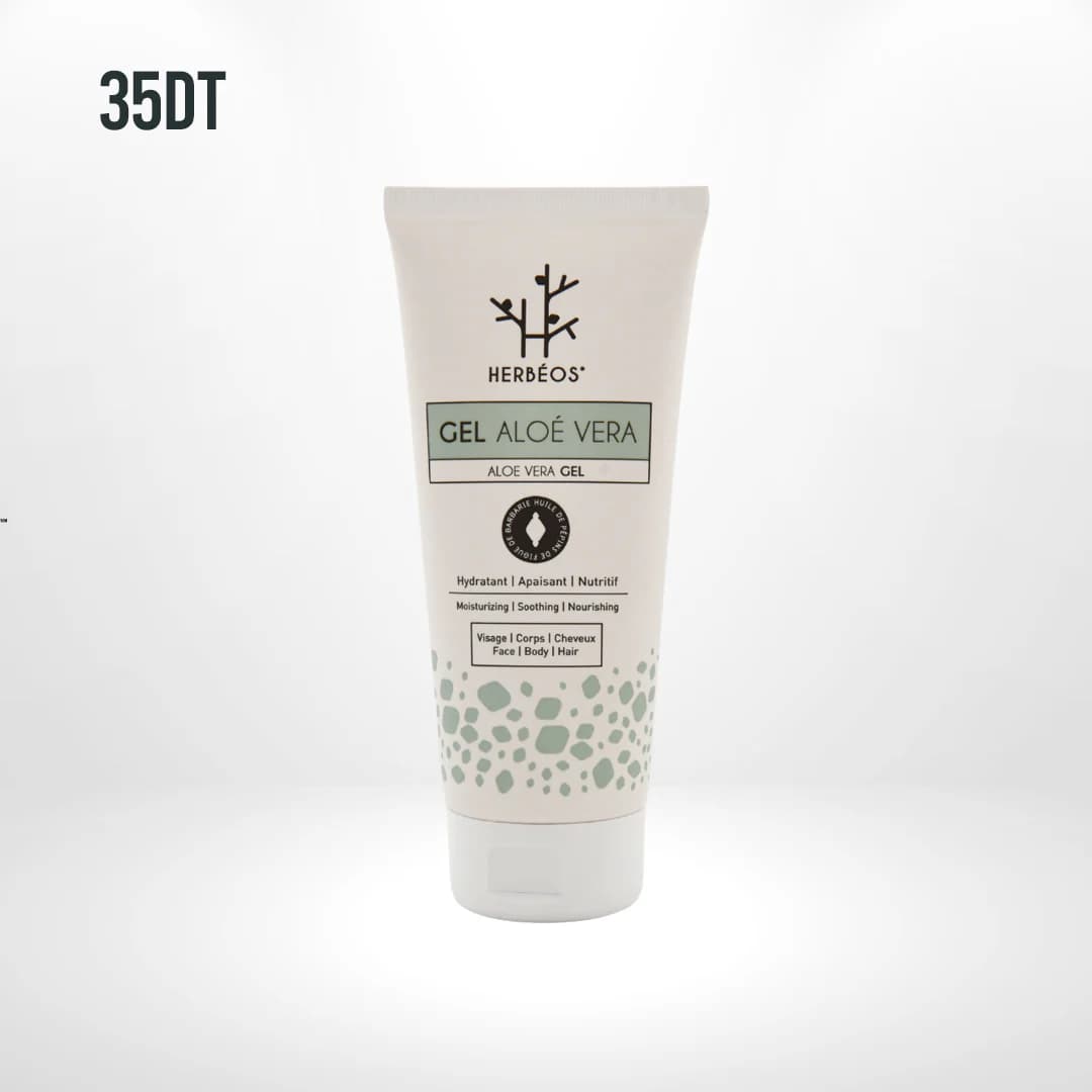 Herbeos GEL Aloe Vera A L'huile De Pepins De Figue De Barbarie & Au Collagene Marin 200 ML