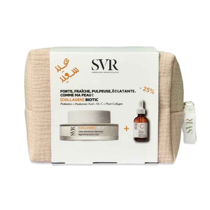 SVR Trousse Collagen Biotic + Ampoule C + Mini Ampoule B Offerte