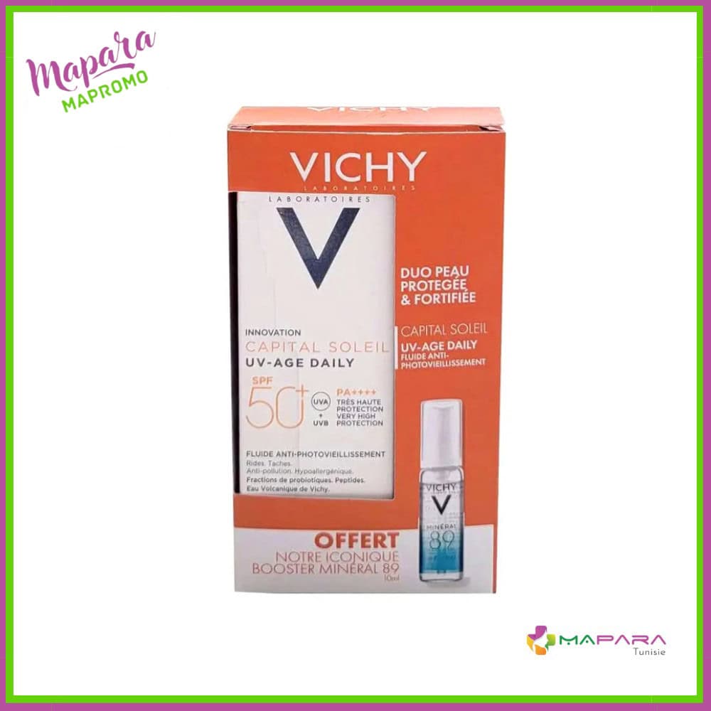 Vichy Pack Capital Soleil Uv-age Daily Spf50+