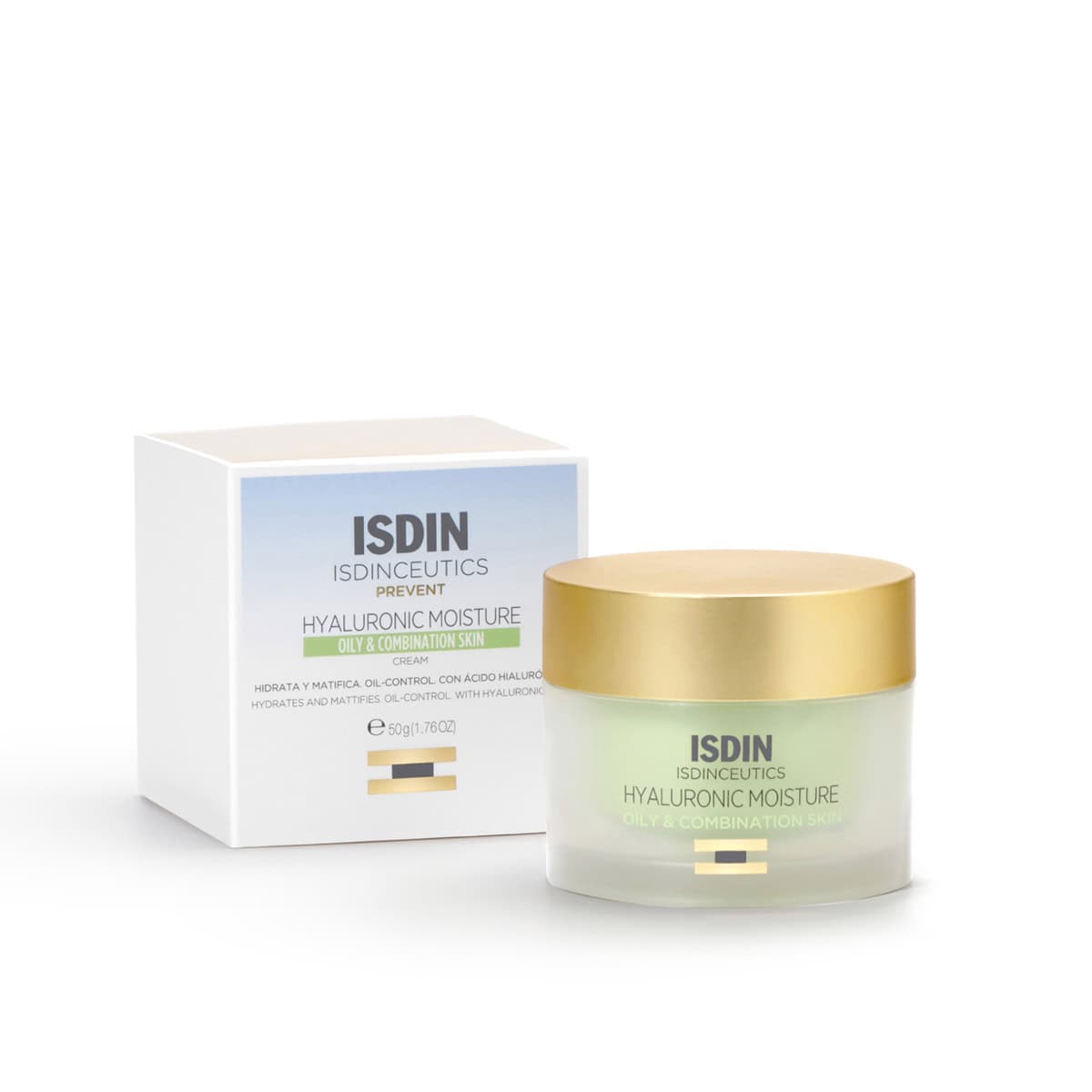 ISDIN Isdinceutics Prevent Hyaluronic Moisture Peaux Grasses Et Mixtes 50g