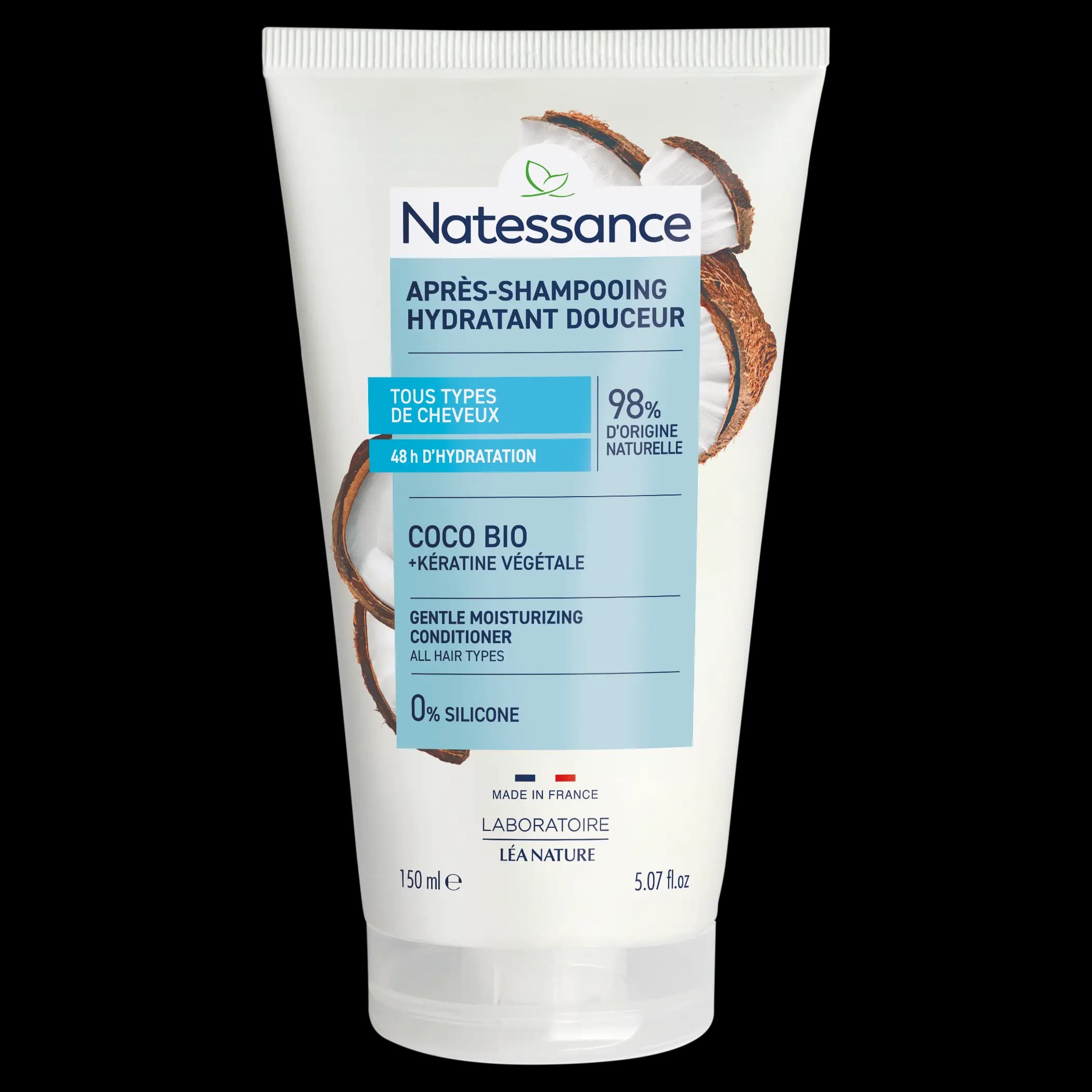 Natessance Apres-shampoing Extra-doux Coco 150ml