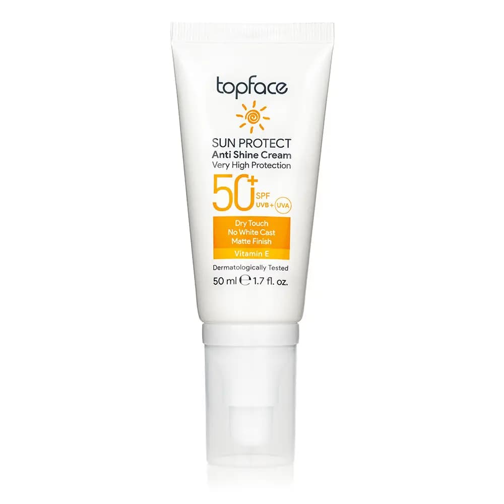 Topface Sun Protect SPF 50+ Creme Solaire Anti-brillance 50ml