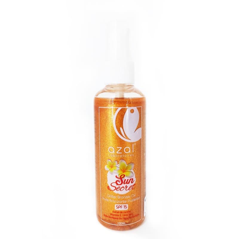 Azal Huile Bronzante Pailletee Bronze « Sun Secret » 100ml