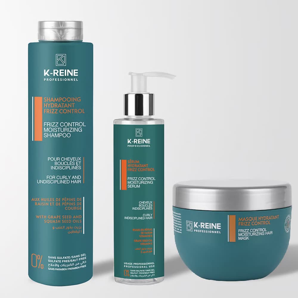 K-reine Kit De Soins Pour Cheveux Boucles