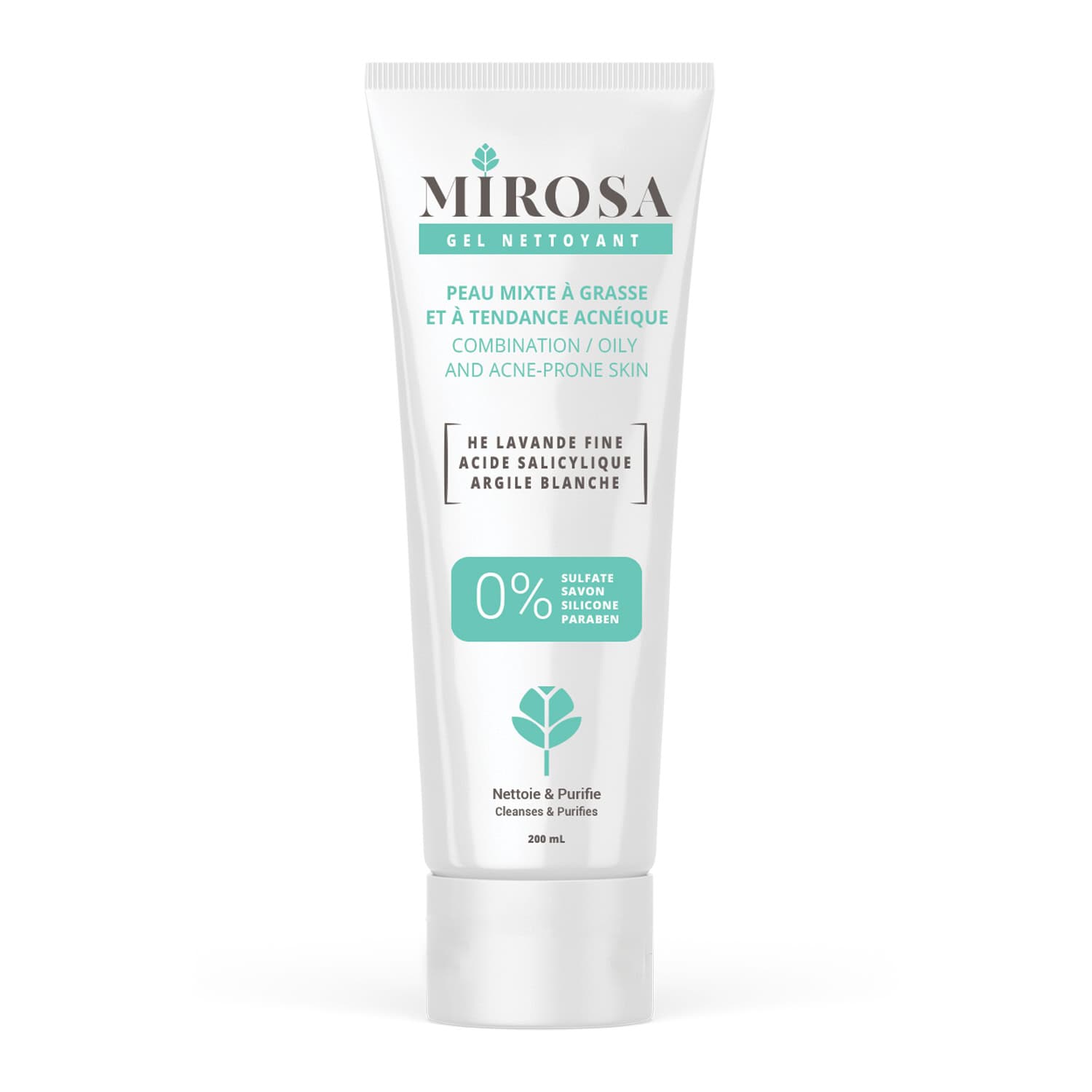 Mirosa GEL Nettoyant Peau Mixte A Grasse 200ml