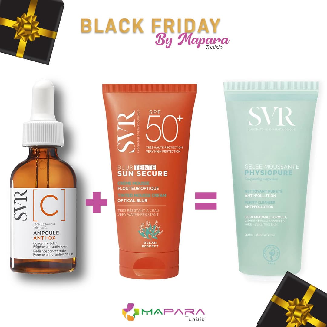 SVR Eclat Et Protection Teintee + Nettoyant 200ml Offert