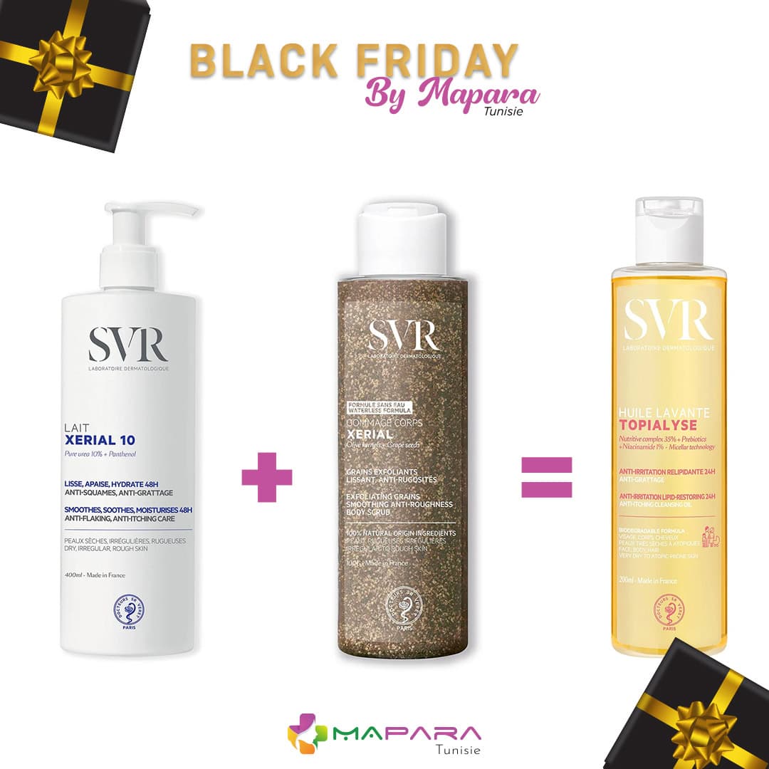 SVR Pack Corps Parfait Hydratation Et Exfoliation Huile Lavante 200ml Offerte