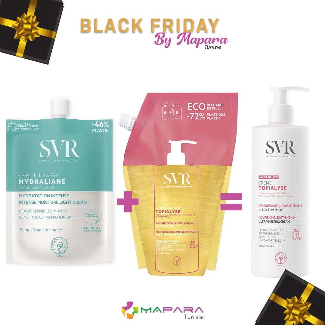 SVR Pack Eco-responsable Hydratation Et Soin + Soin Corps 400ml Offert
