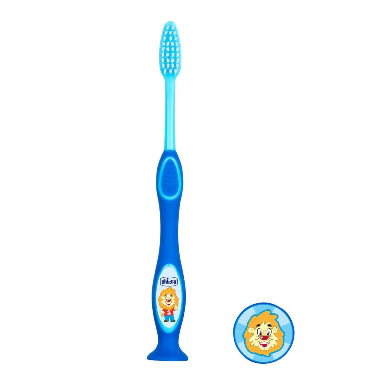Chicco Brosse A Dents Pour Enfants 3-6 Ans Bleu