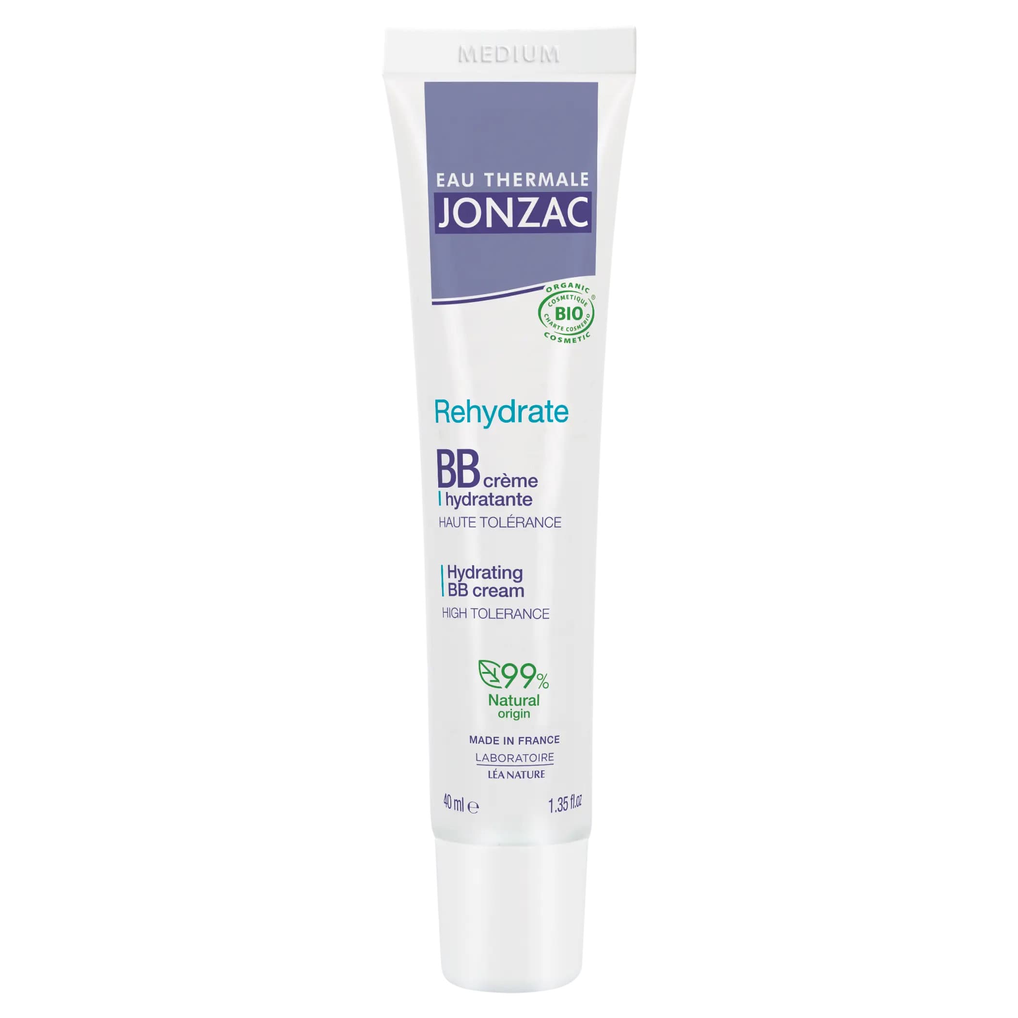 Jonzac BB Creme Hydratante Bio Spf10 Teinte Medium 40ml