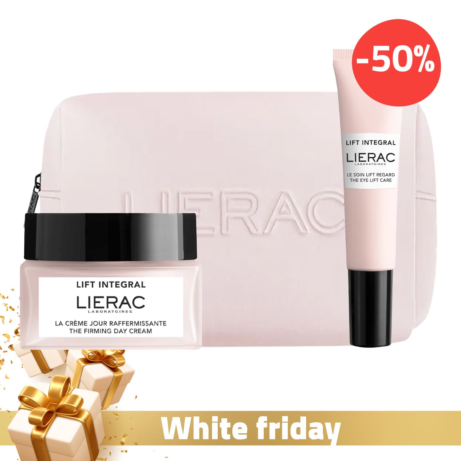 Lierac Trousse La Creme Jour Raffermissante Regenerante 50ml + Le Soin Lift Regard 15ml (-50%)