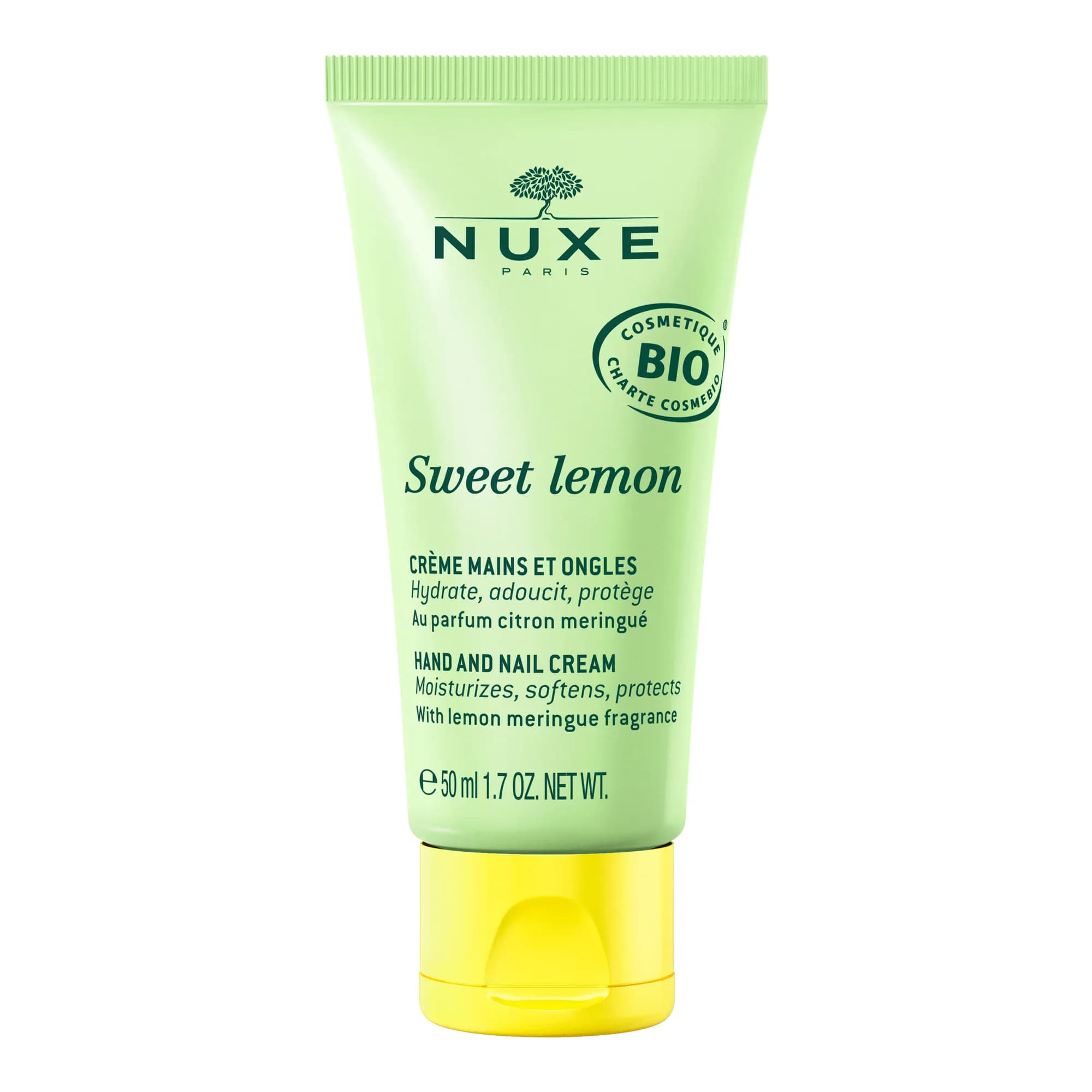 Nuxe Sweet Lemon Creme Pour Mains Et Ongles Hydratante 50ml