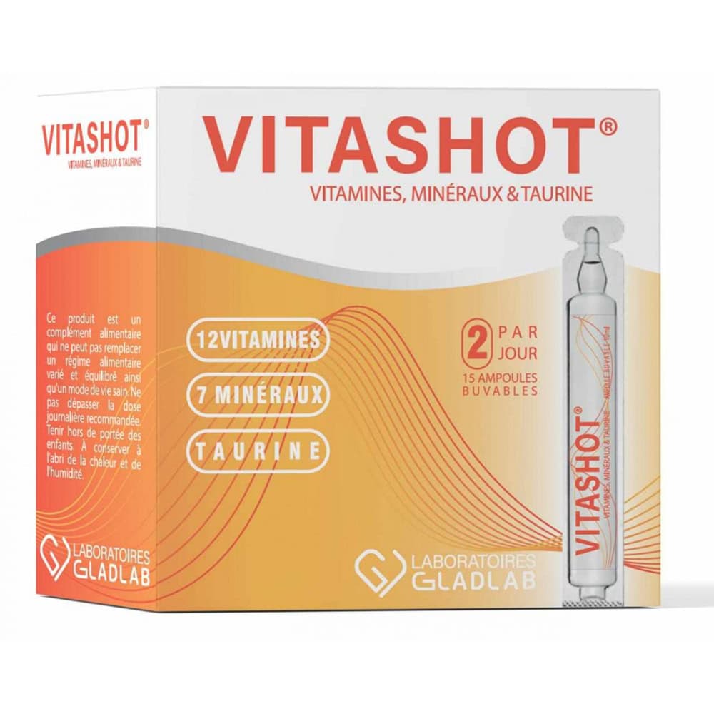Vitashot Multivitamines 15 Ampoules 10ml