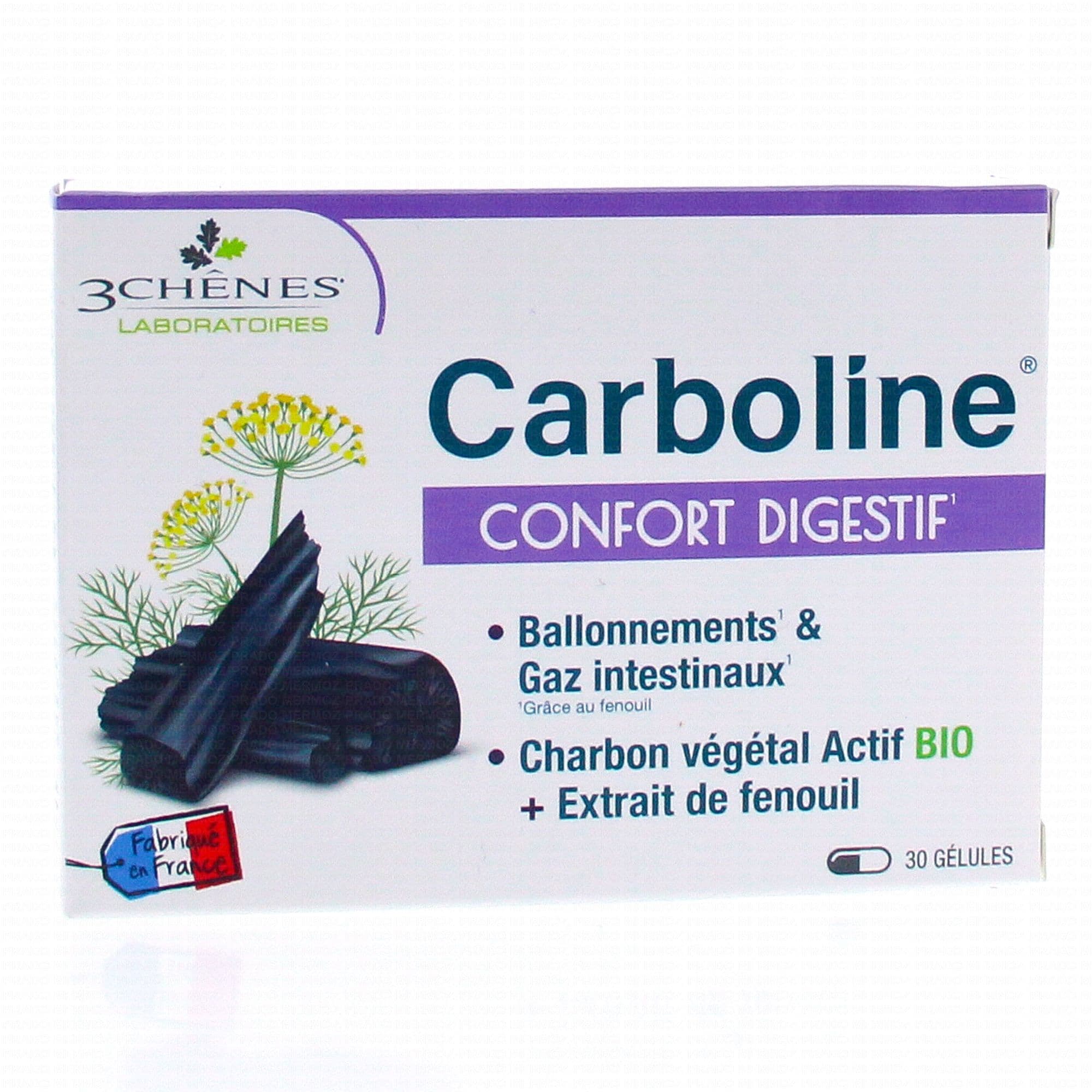 3 Chenes Carboline 30 Gelules