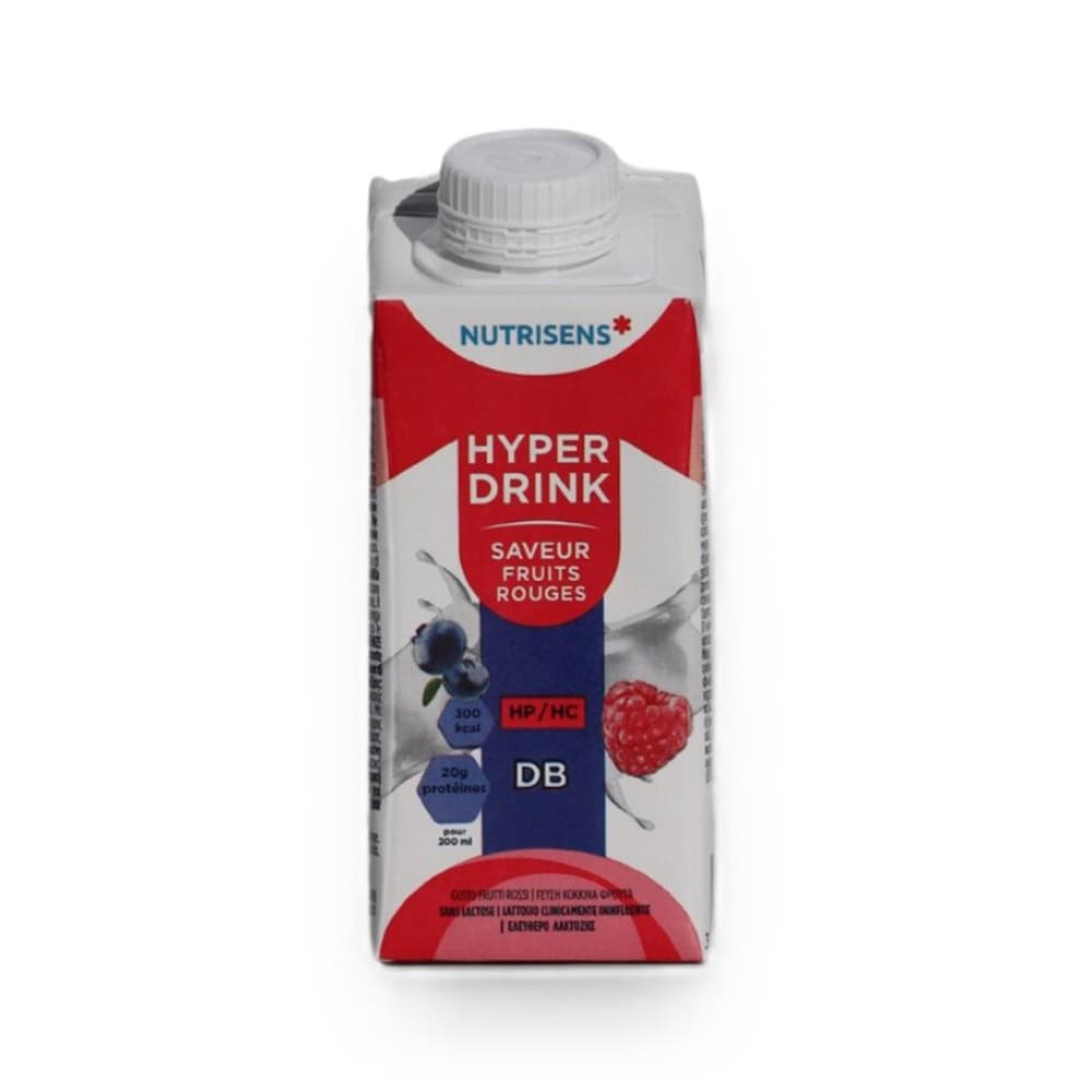 Nutrisens Db Hyperdrink Pour Diabetiques Saveur Fruits Rouges 200ml