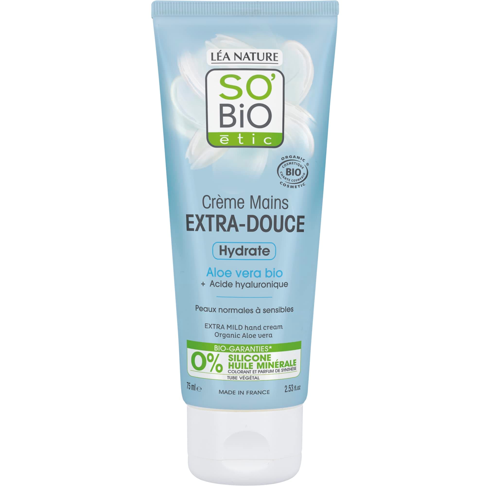 So Bio Creme Mains Extra-douce A L'aloe Vera Bio 75ml