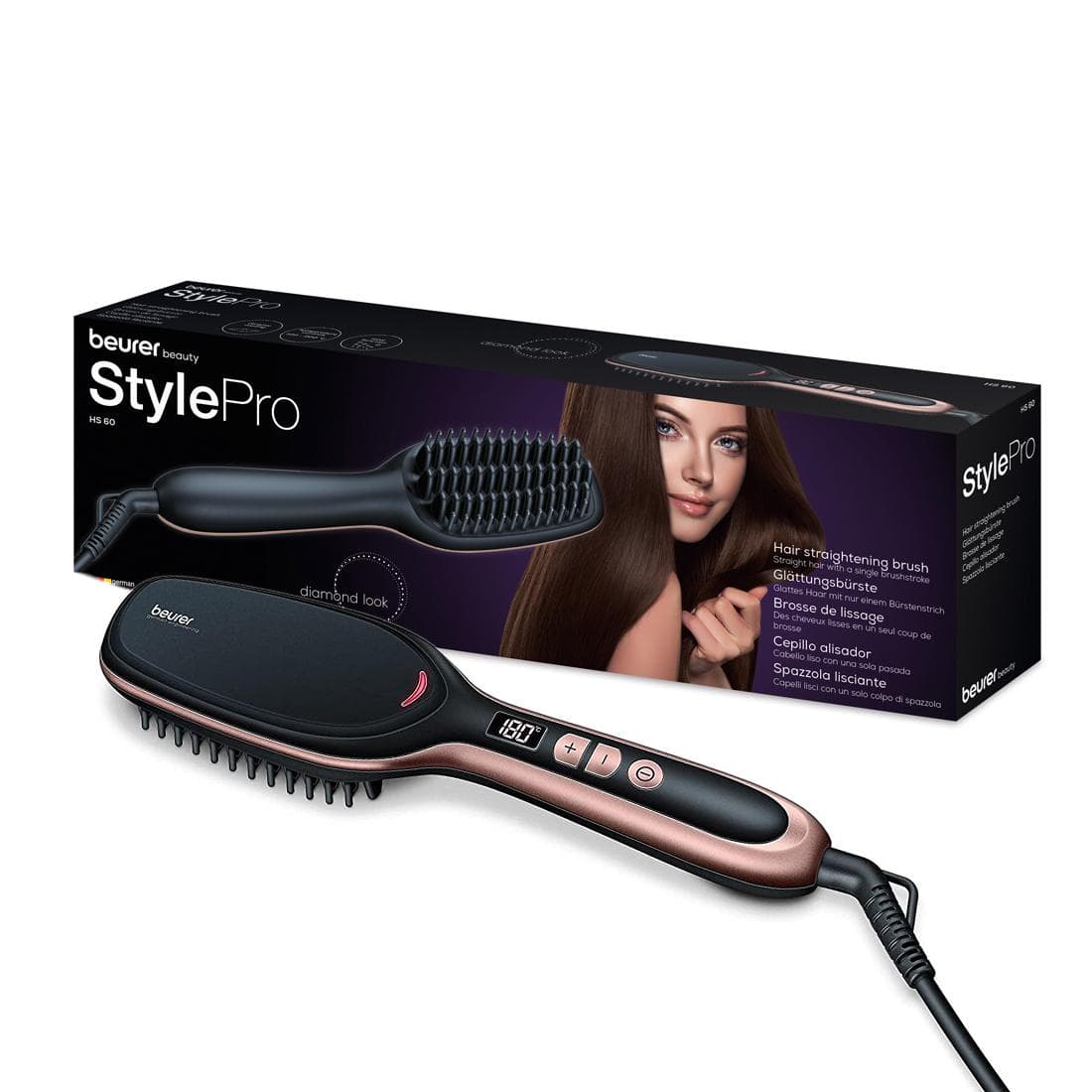Beurer Hs 60 Brosse Lissante Pour Cheveux