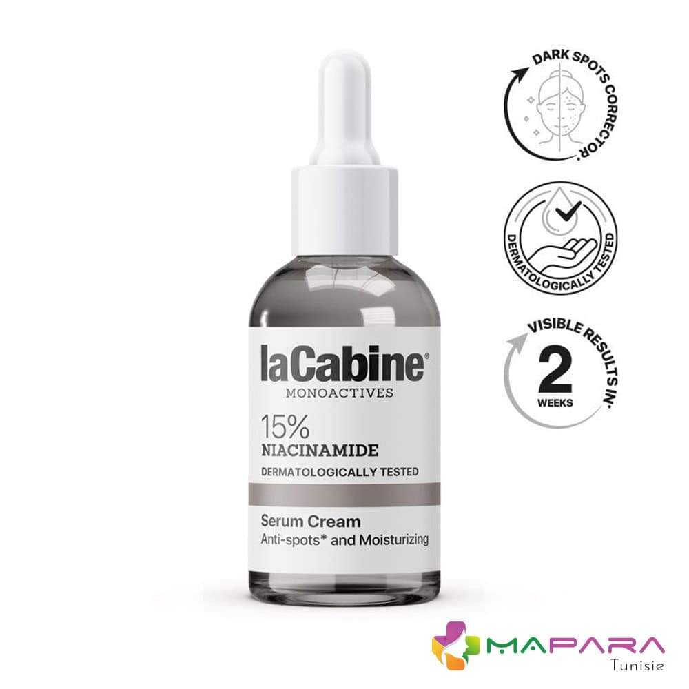 La Cabine Monoactives 15% Niacinamide Serum Creme 30ml