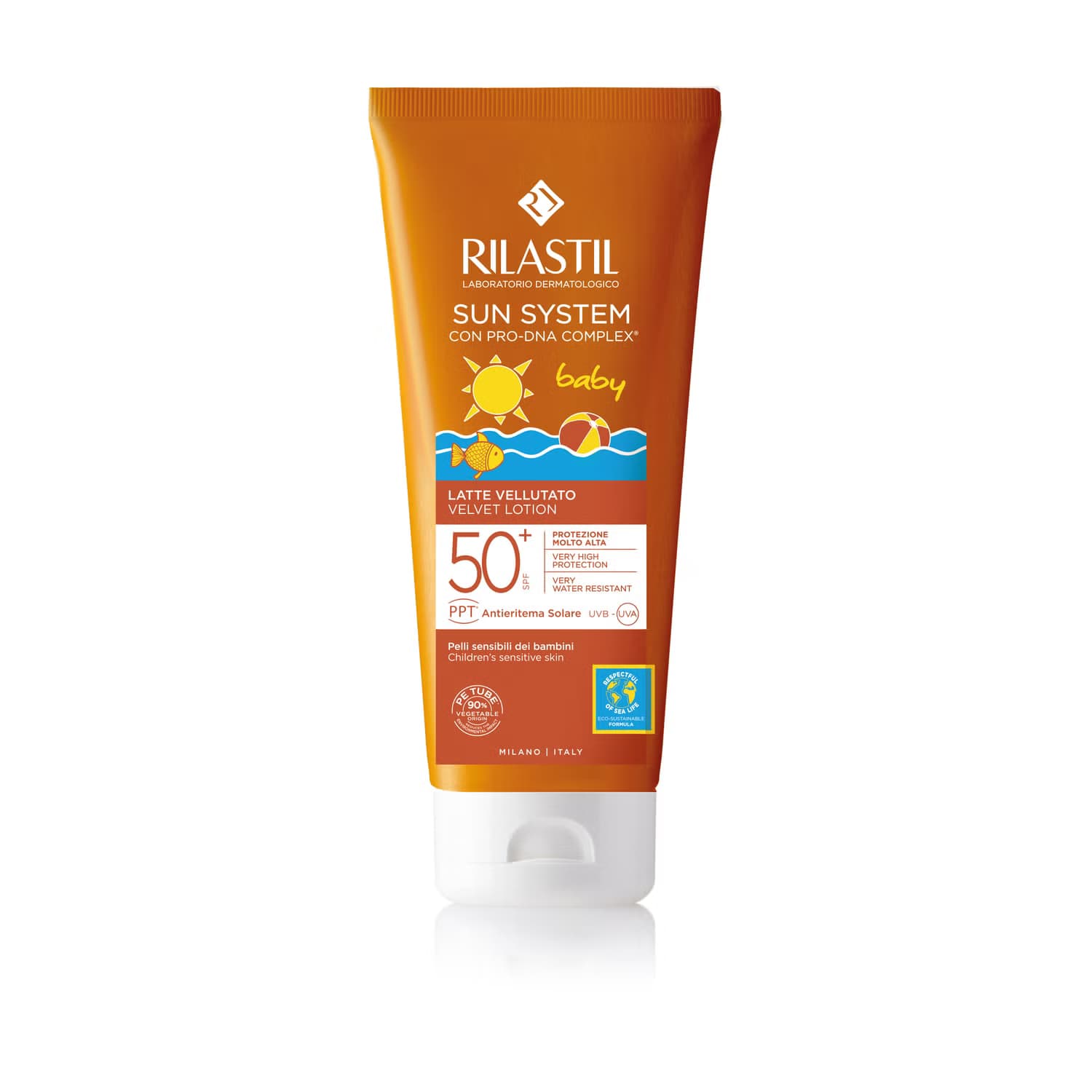 Rilastil Sun System Lait Fluide Bebe Spf50+ 200ml