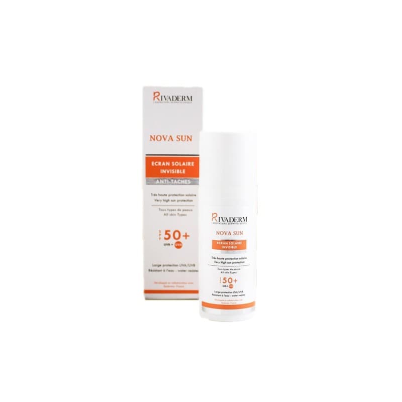 Rivaderm Nova Sun Ecran Solaire Invisible Spf50+ 50ml