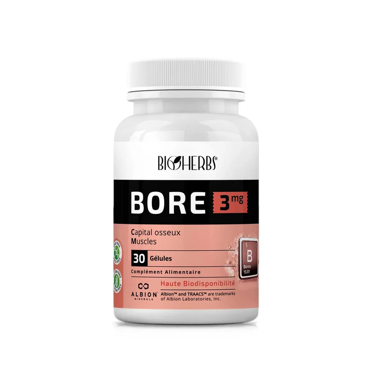 Bioherbs Bore 3mg 30 Gelules