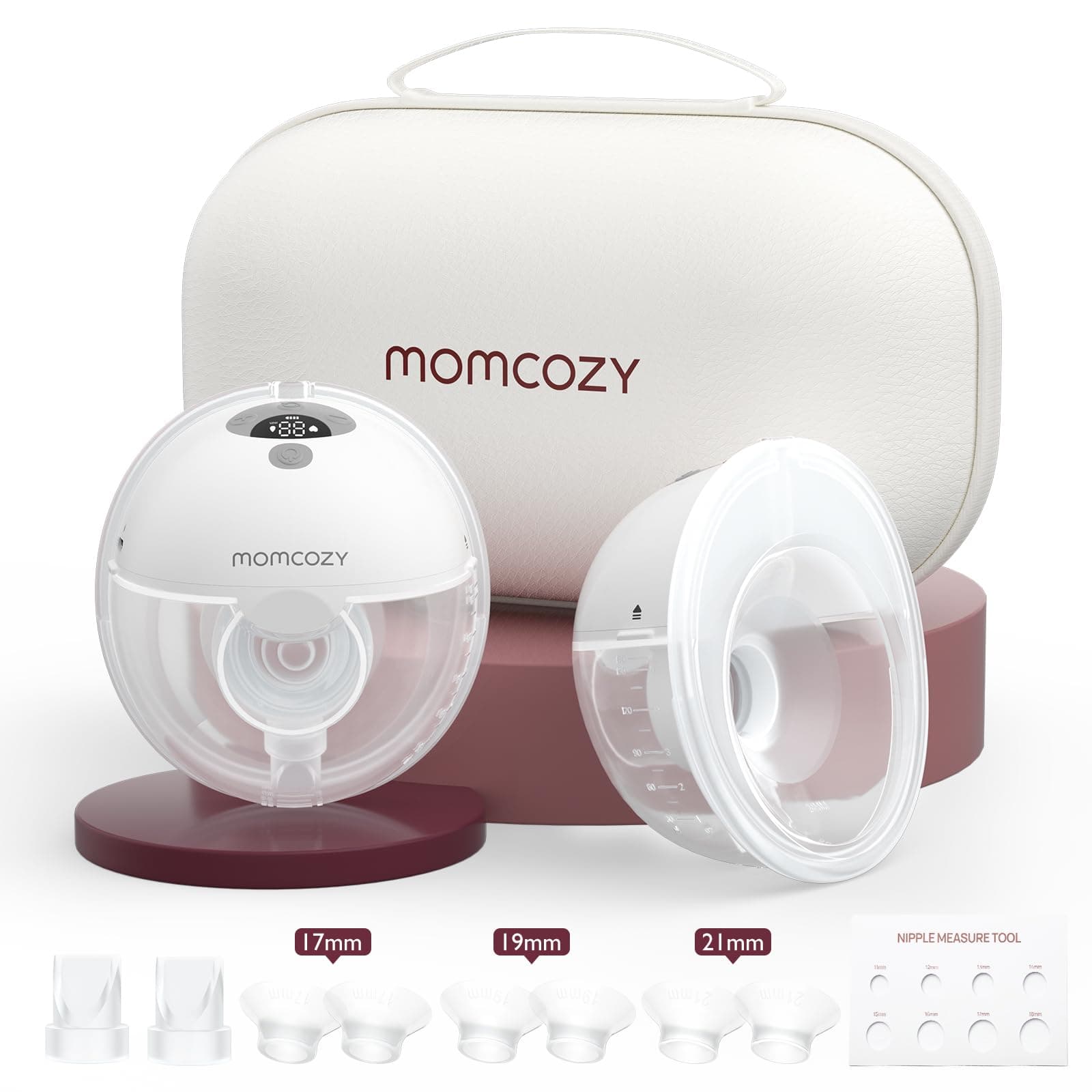 Momcozy M5 Tire-lait Mains Libres Avec 4 Tailles (lot De 2)