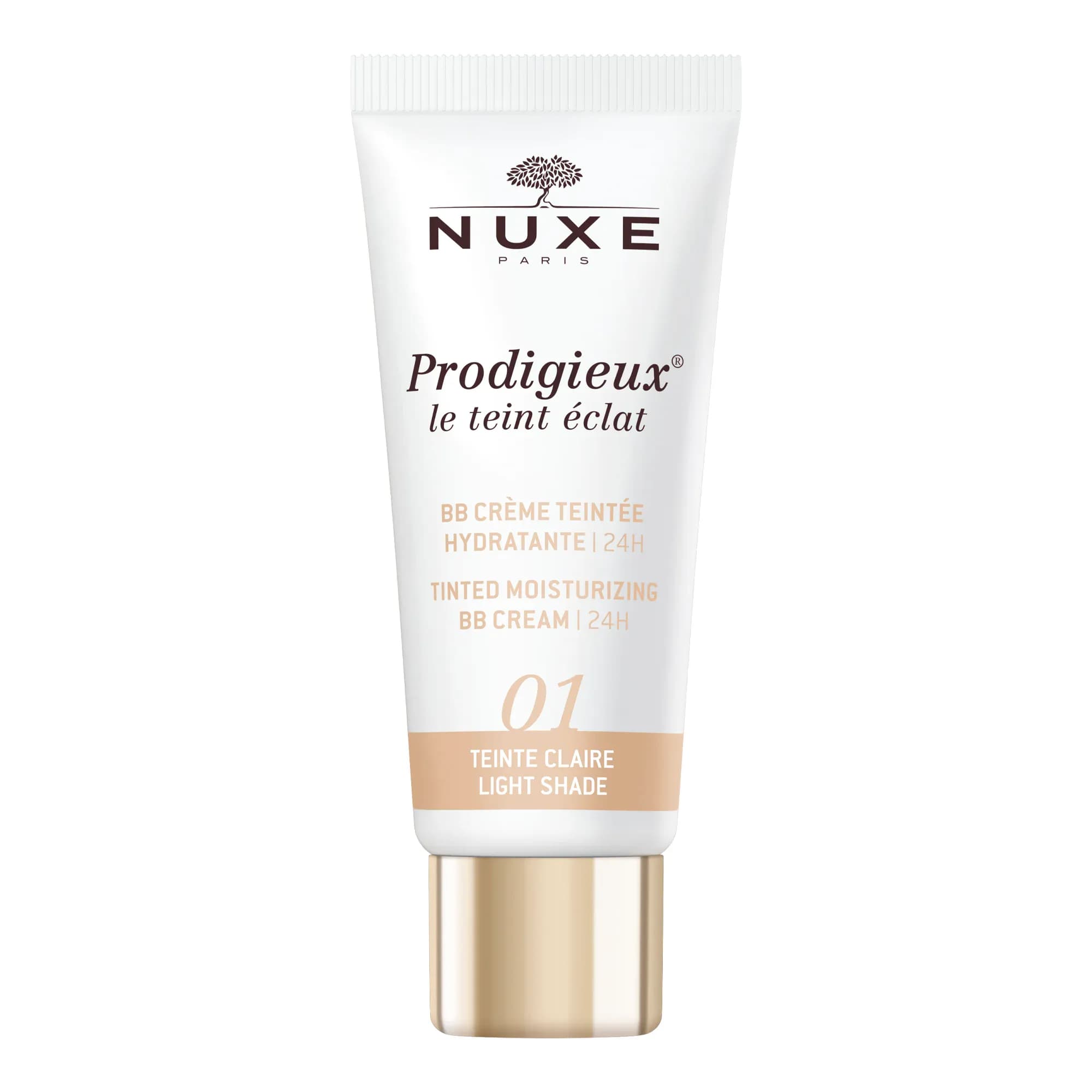 Nuxe Prodigieux Le Teint Eclat BB Creme Teintee Hydratante 24H 01 Clair 30ml