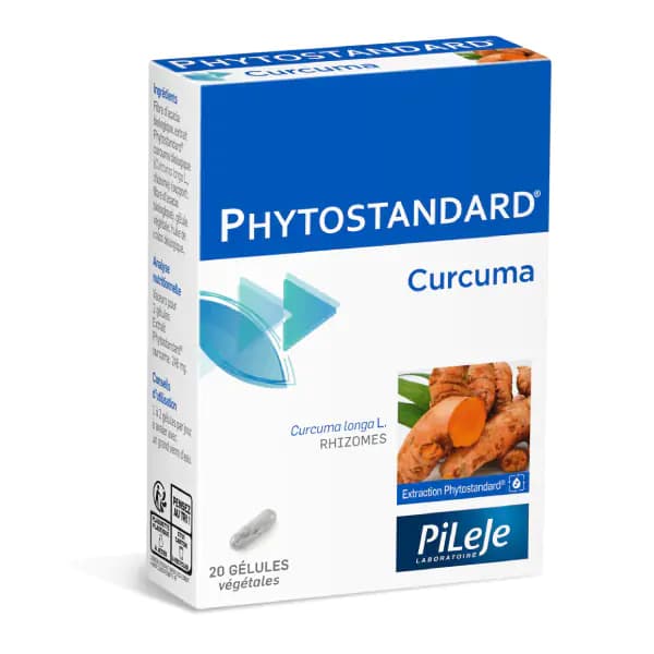 Pileje Phytostandard Curcuma 20 Gelules