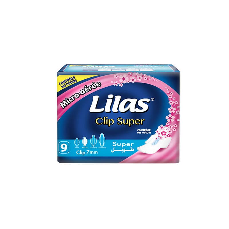 Lilas Clip Super Contole Des Odeurs 7mm Parfume 9pcs