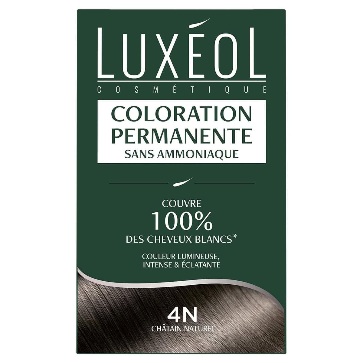 Luxeol Coloration Permanente 4N Chatain Naturel