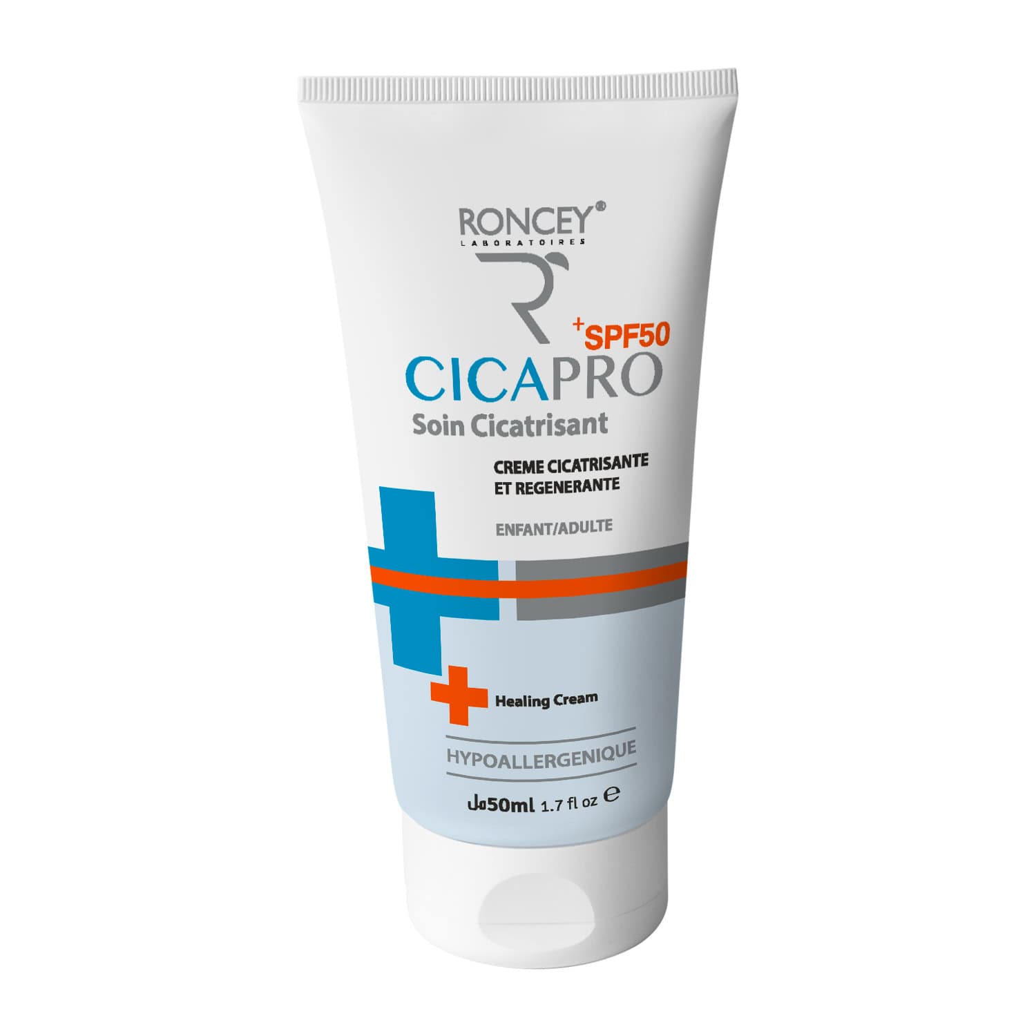 Roncey Cicapro Creme Cicatrisante Et Protectrice Spf50+ 50ml