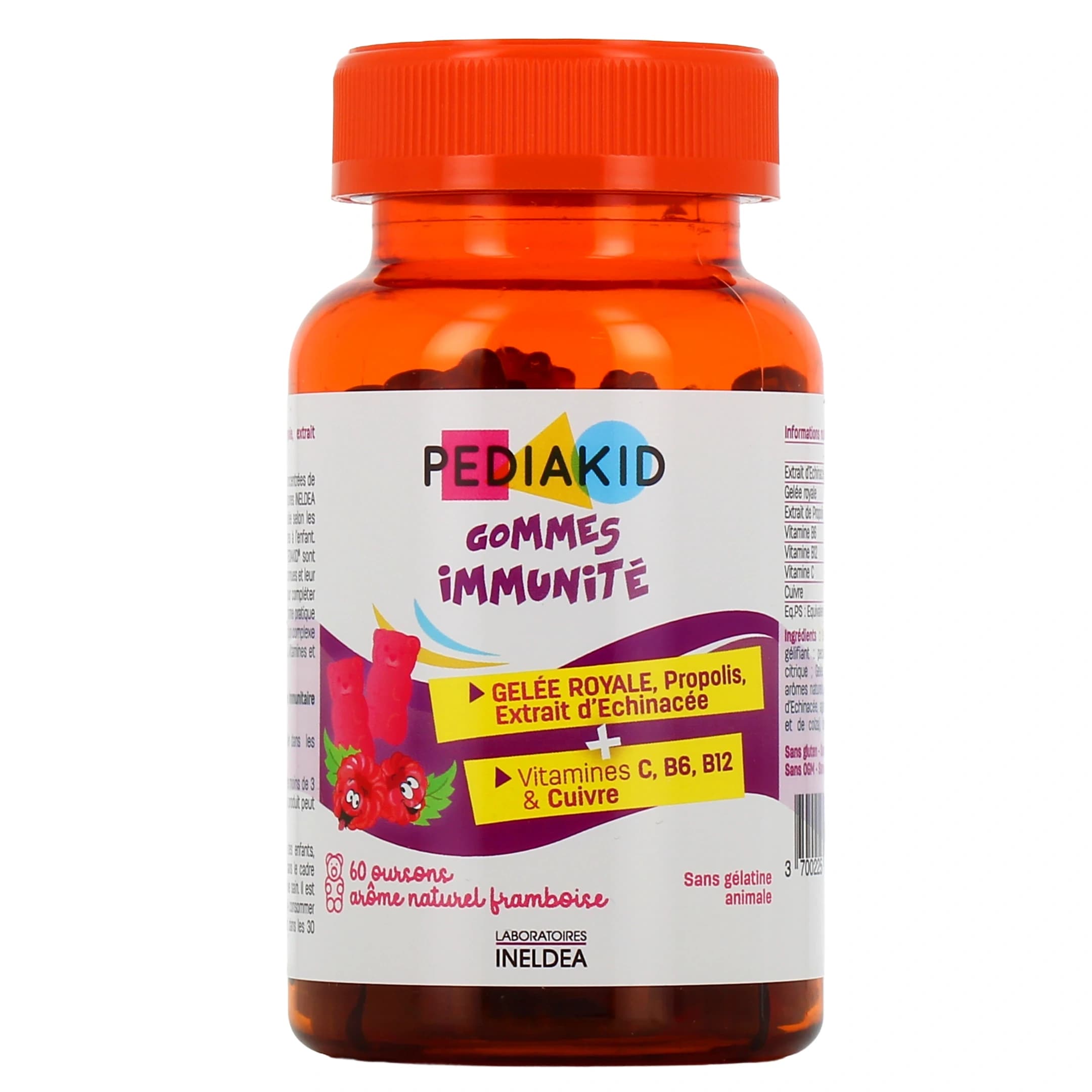 Pediakid Gommes Immunites 60 Oursons