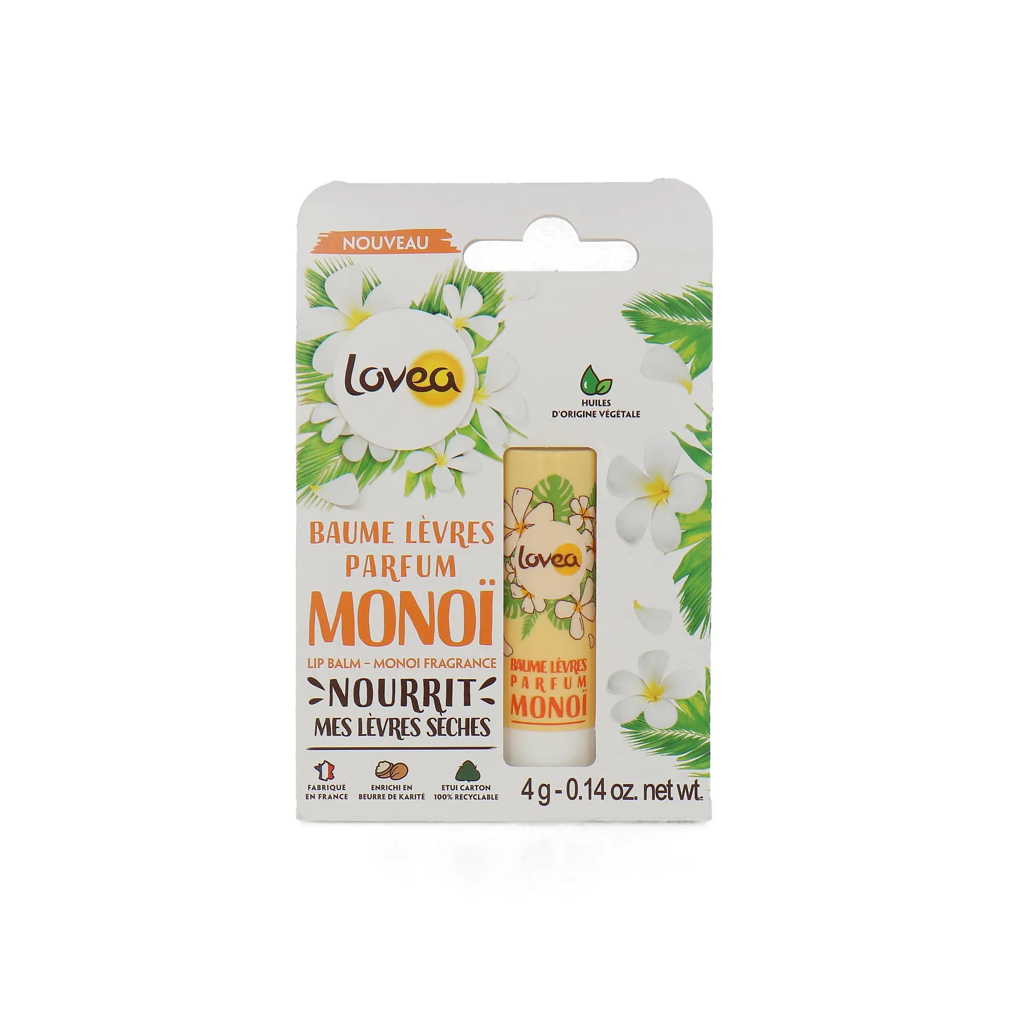 Lovea Baume Levres Parfum Monoi 4g