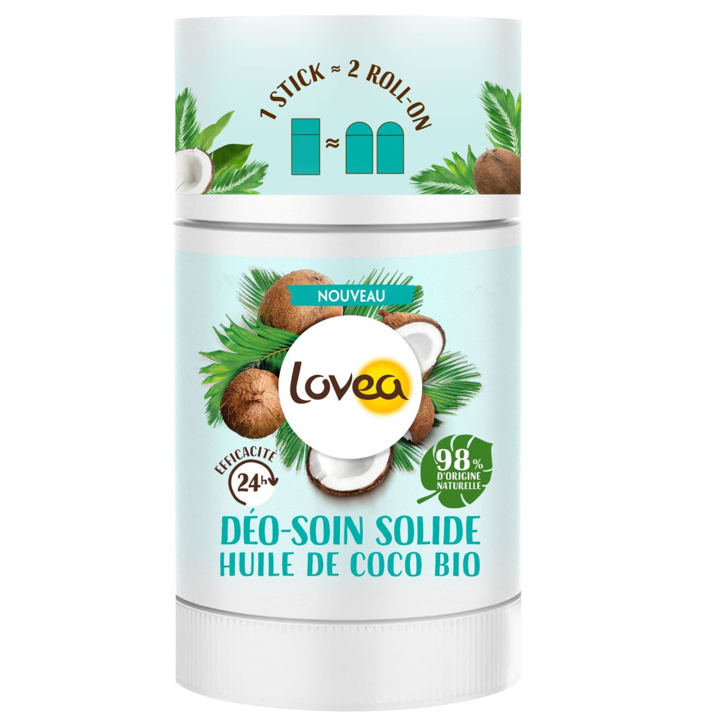 Lovea Deodorant Soin Solide Huile De Coco 50g