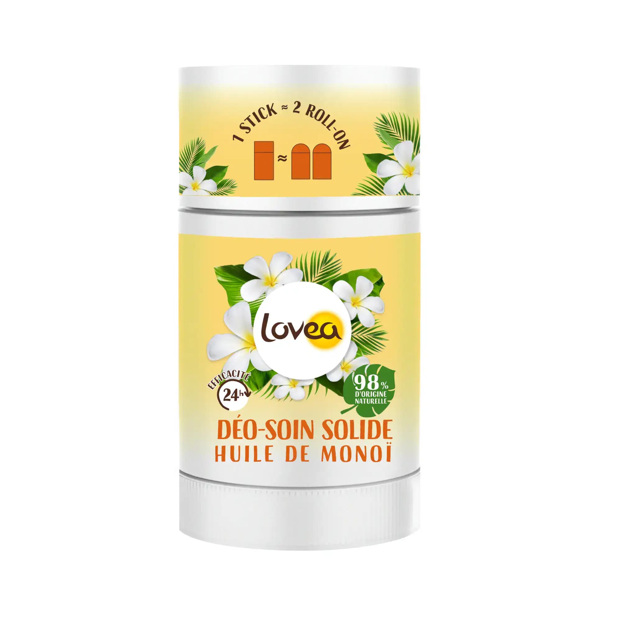 Lovea Deodorant Soin Solide Huile De Monoi 50g