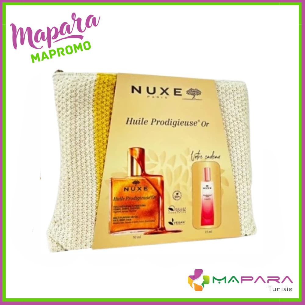 Nuxe Trousse Huile Prodigieuse Or 50ml + Prodigieux Floral 15ml (offert) Ref 0049