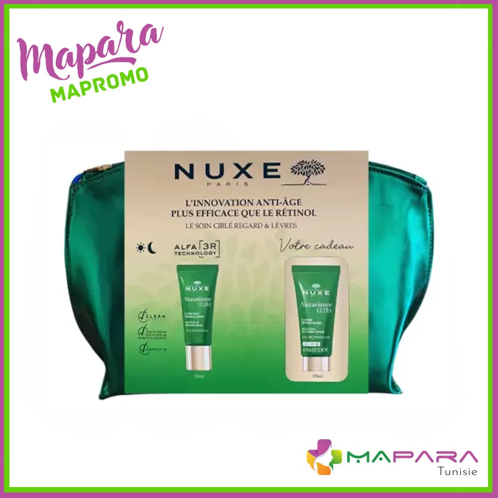 Nuxe Trousse Nuxuriance Ultra Contour Des Yeux Et Levres 15ml + La Creme Anti Age Global 15ml (offert) Ref 0060