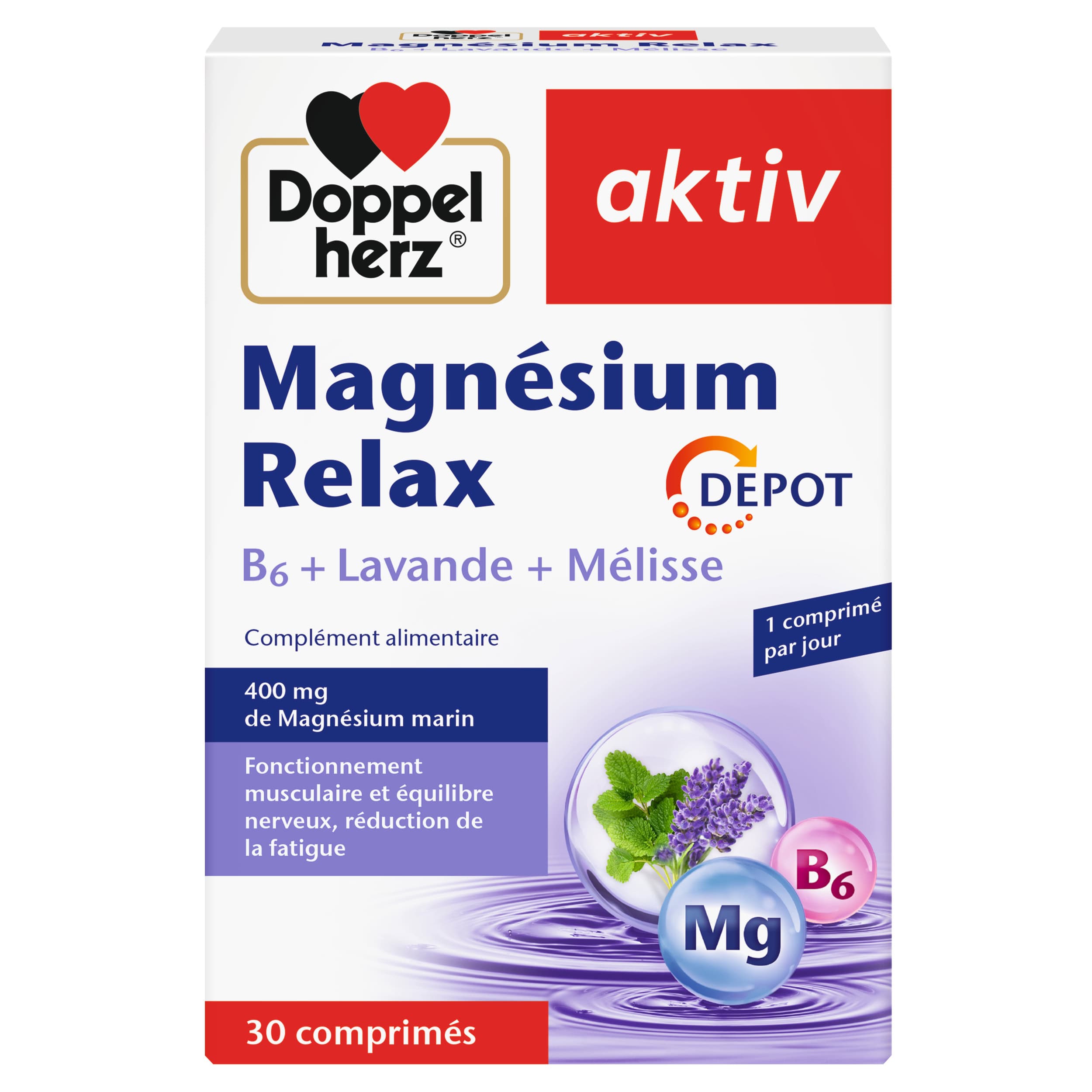 Aktiv Magnesium Relax 30 Comprimes