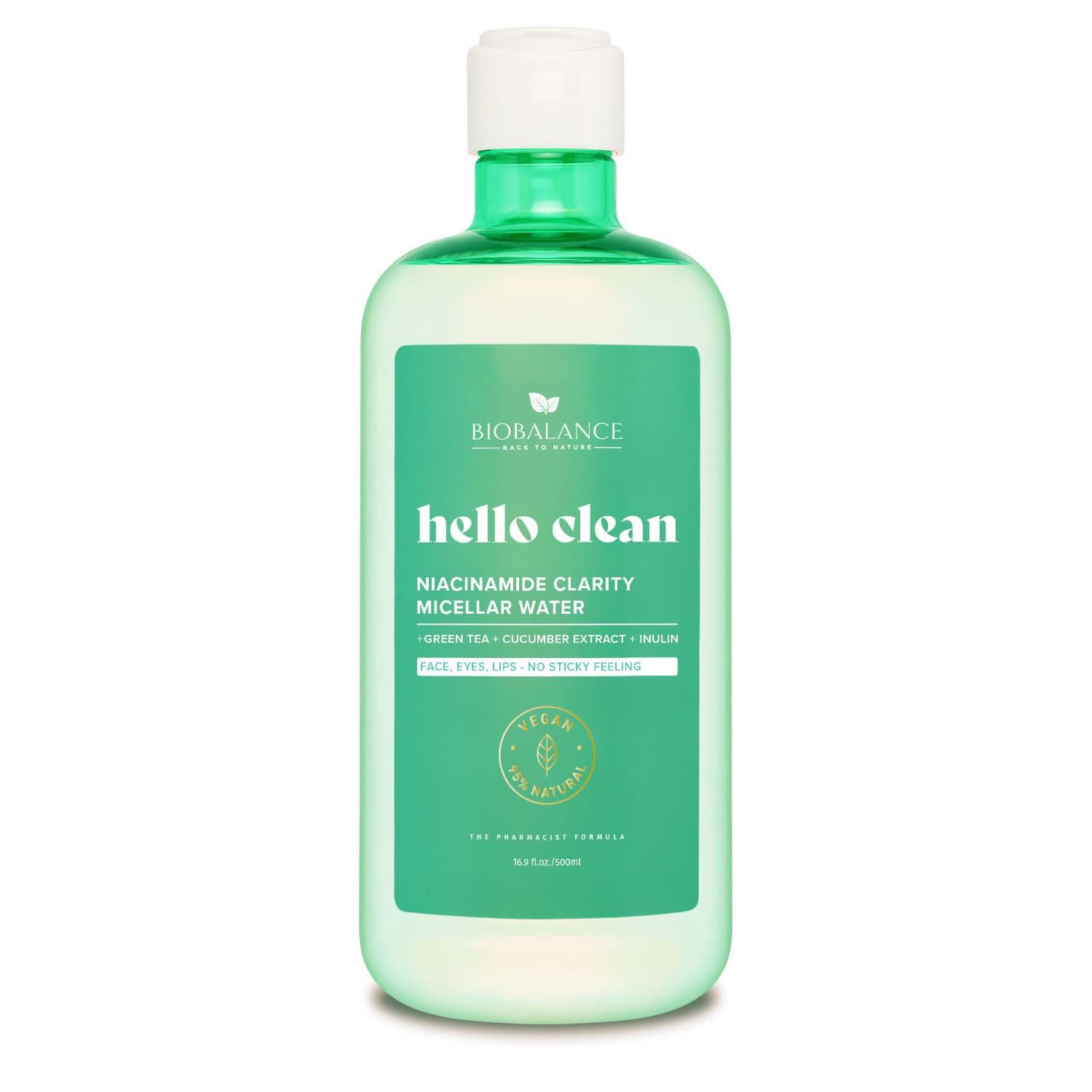 Biobalance Hello Clean Niacinamide Eau Micellaire Clarte 500ml