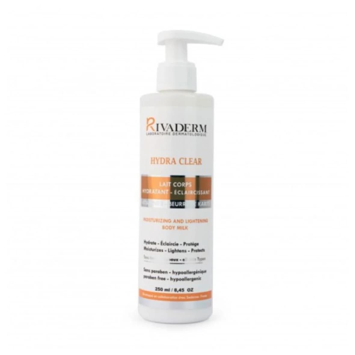 Rivaderm Hydra Clear Lait De Corps Hydratant Et Eclaircissant 250ml