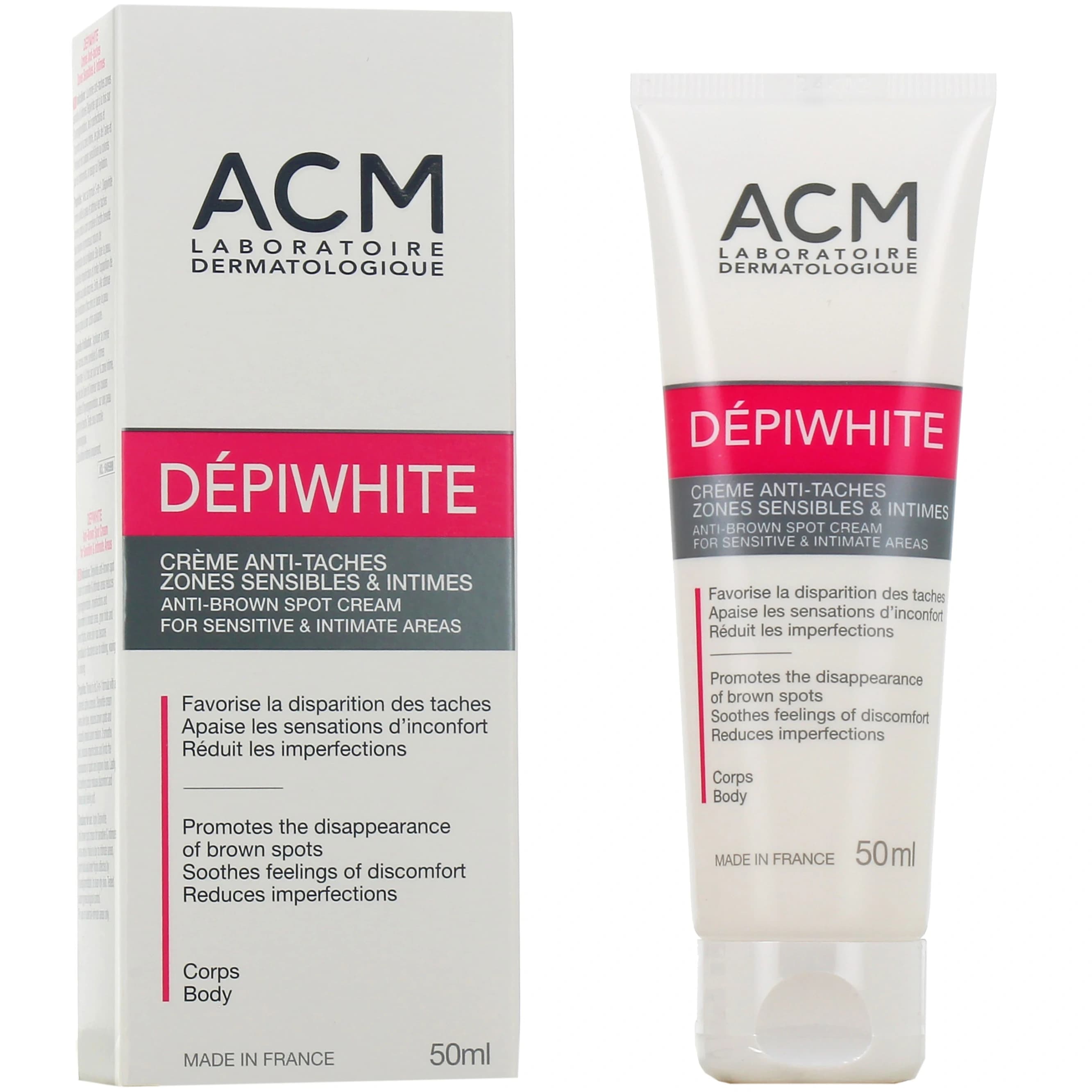 ACM Depiwhite Creme Anti-taches Zones Sensibles Et Intimes 50ml