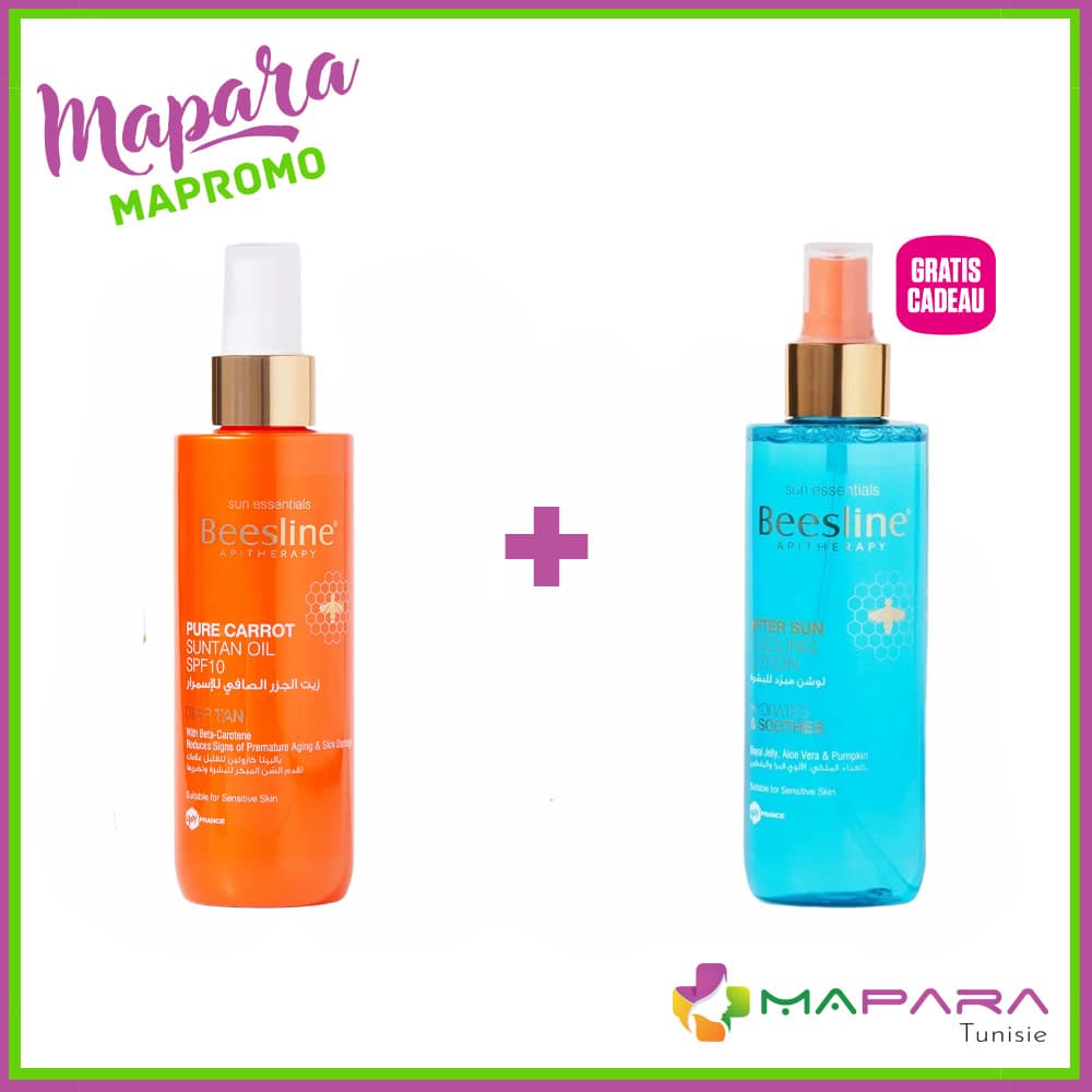 Beesline Coffret Suntan Pure Carrot + After Sun Gratuit