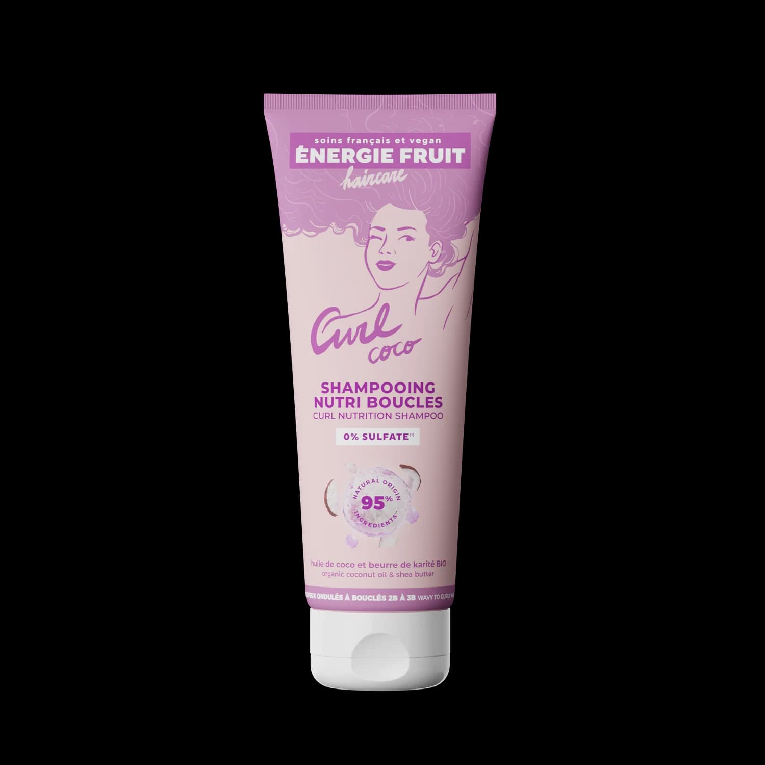 Energie Fruit Shampoing Nourrissant A L'huile De Coco Et Beurre De Karite 250ml