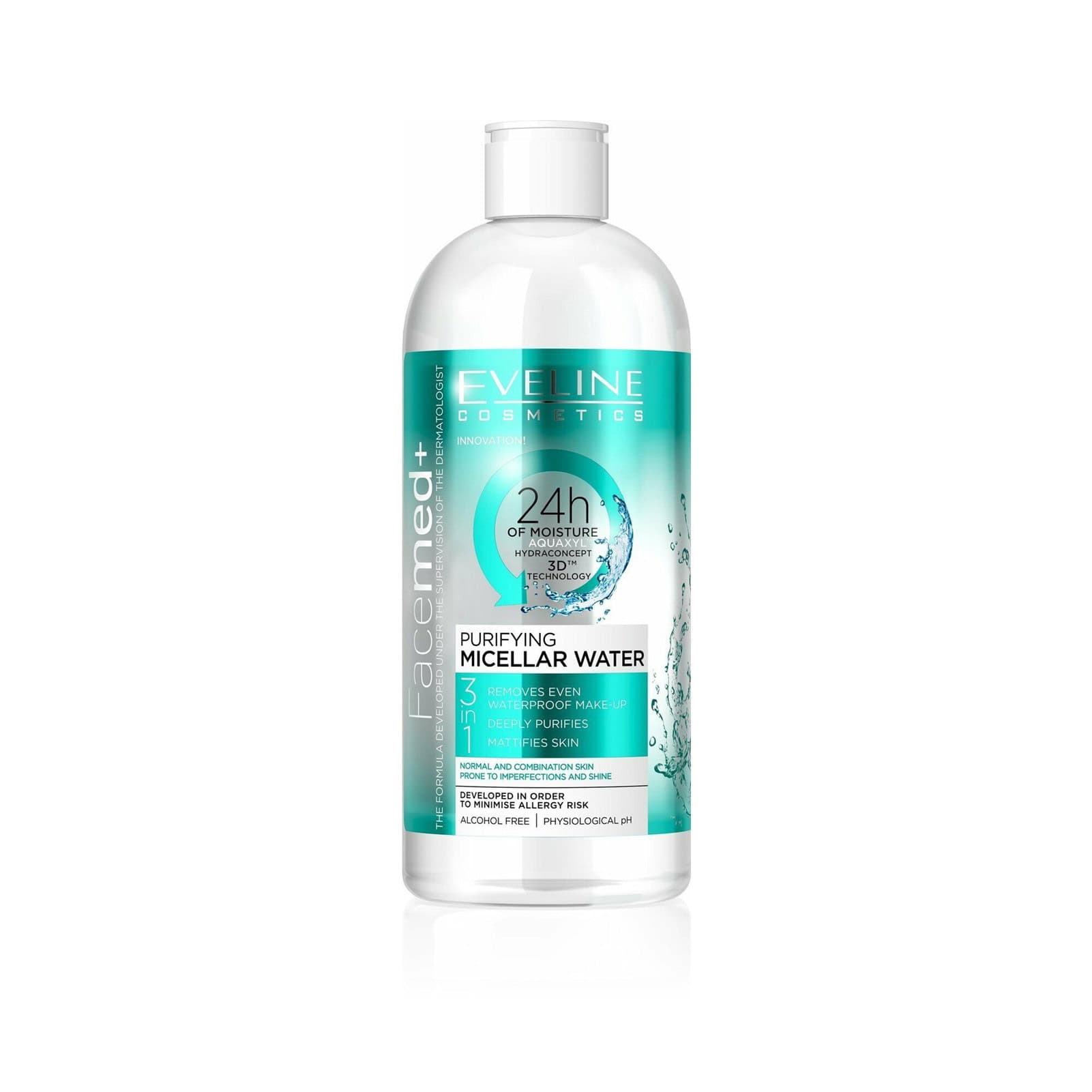 Eveline Facemed+ Eau Micellaire 3 En 1 400ml