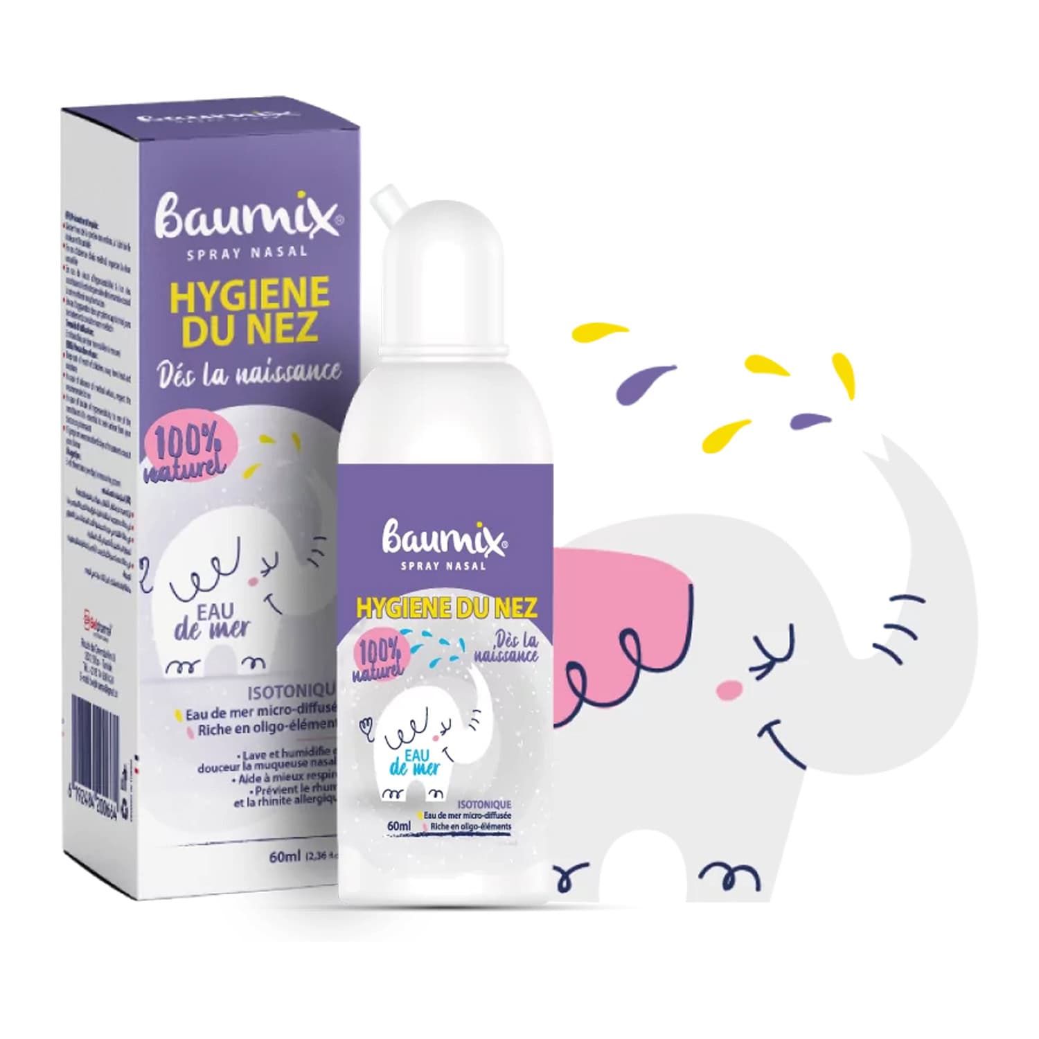 Baumix Spray Nasal Hygiene Du Nez 60ml