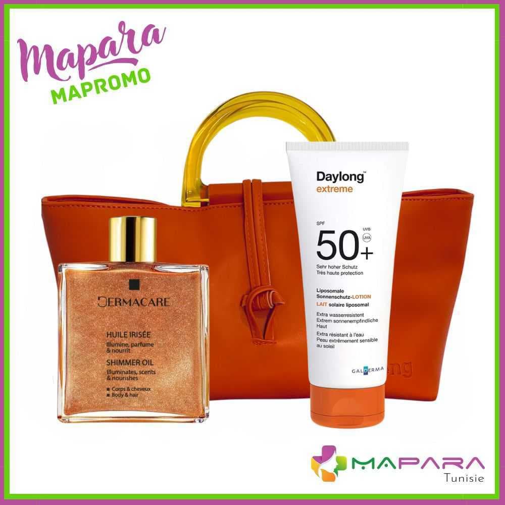 Daylong Extreme Spf50+ 100ml + Dermacare Huile Irisee 100ml + Sac Offert