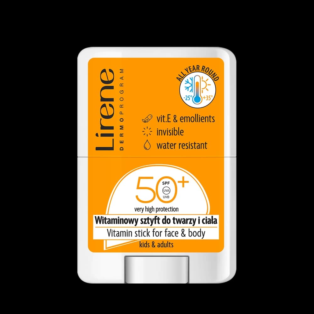 Lirene Stick Vitamine Pour Visage Et Corps Spf50+ 15g