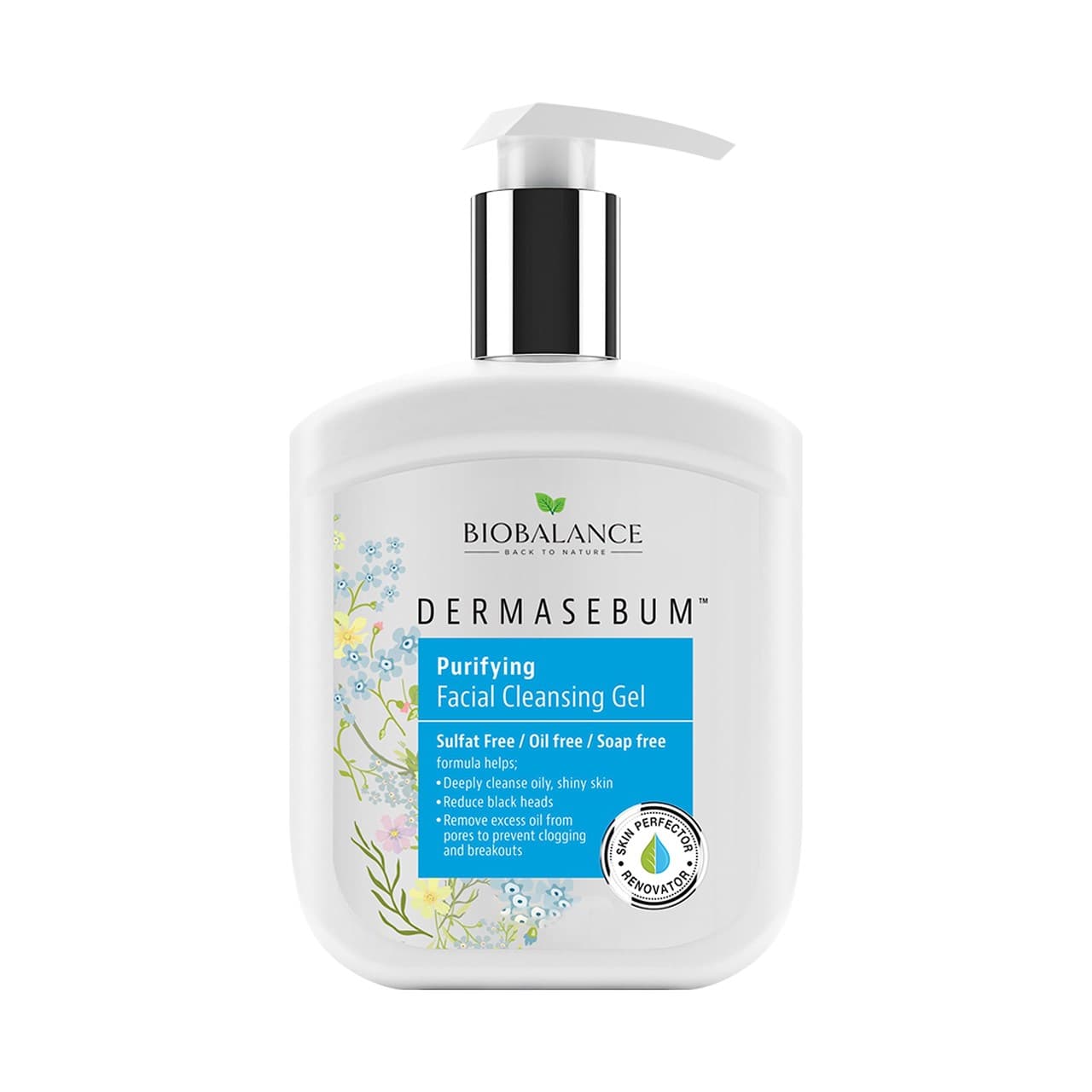 Biobalance Dermasebum GEL Nettoyant Visage Purifiant 250ml
