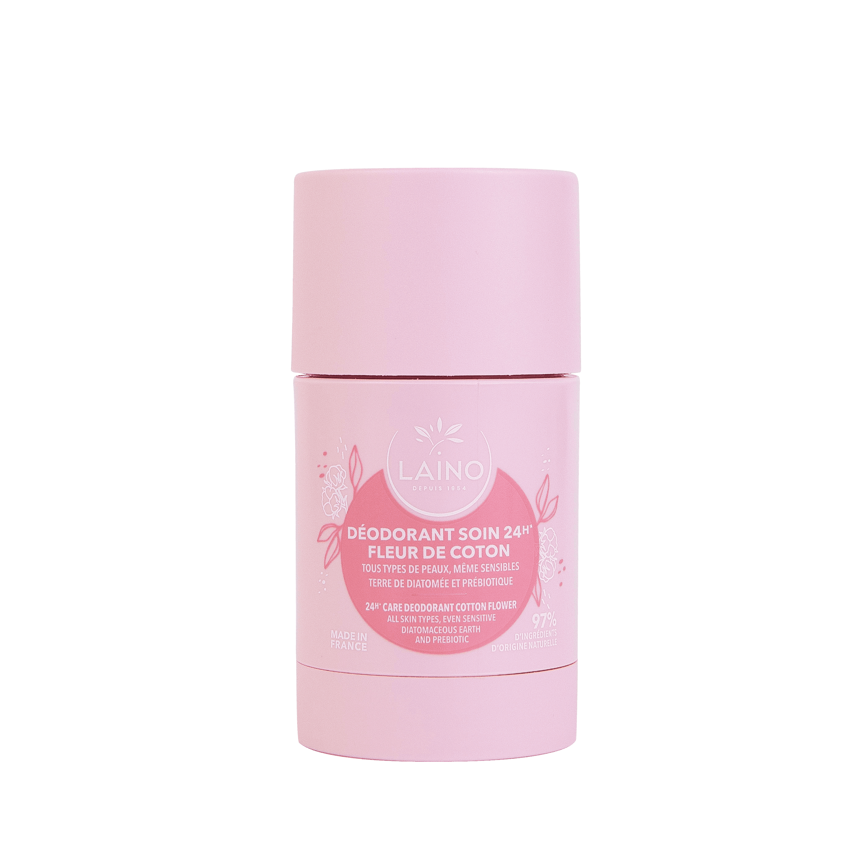 Laino Deodorant Soin 24H Fleur De Coton 60g