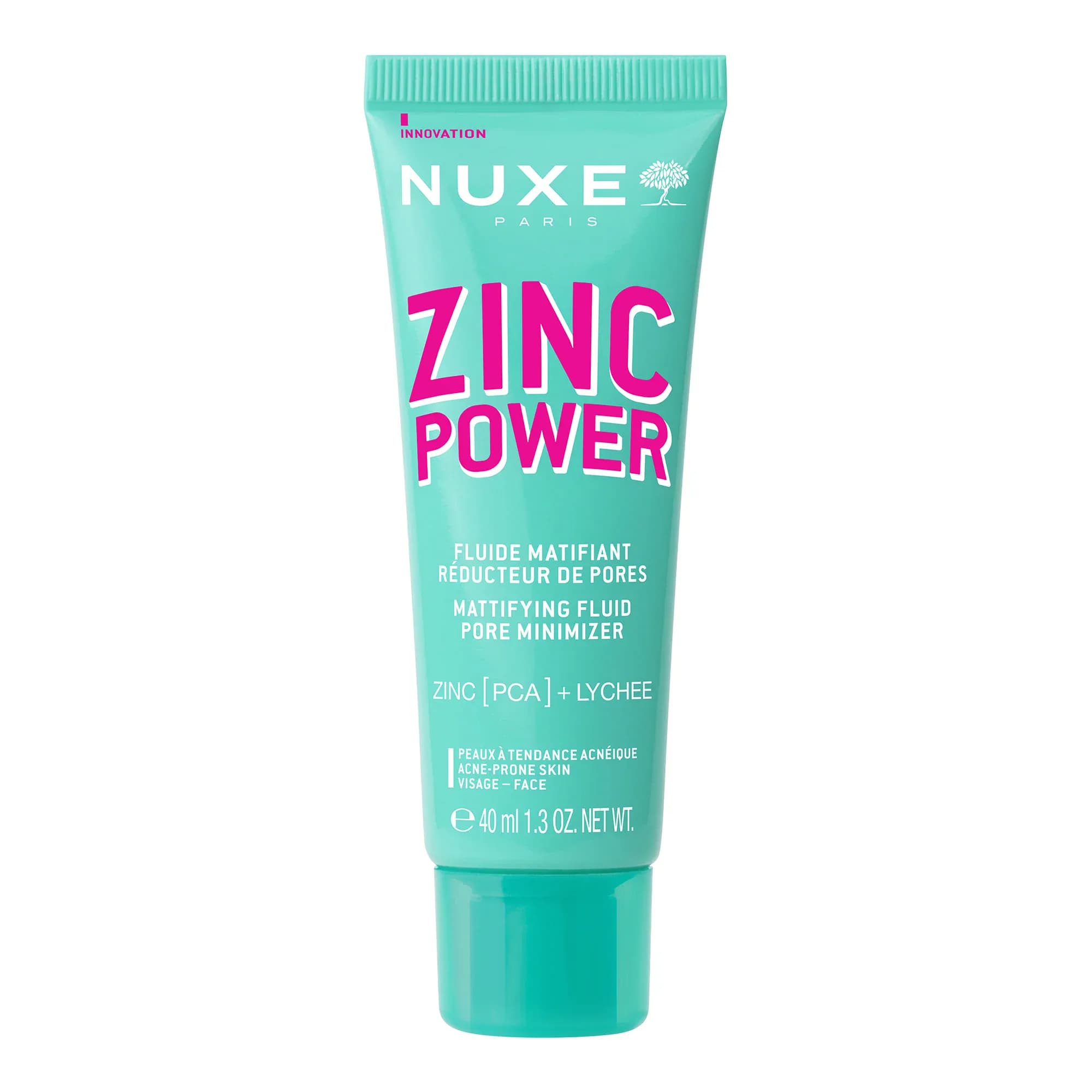 Nuxe Zinc Power Fluide Matifiant Reducteur De Pores 40ml